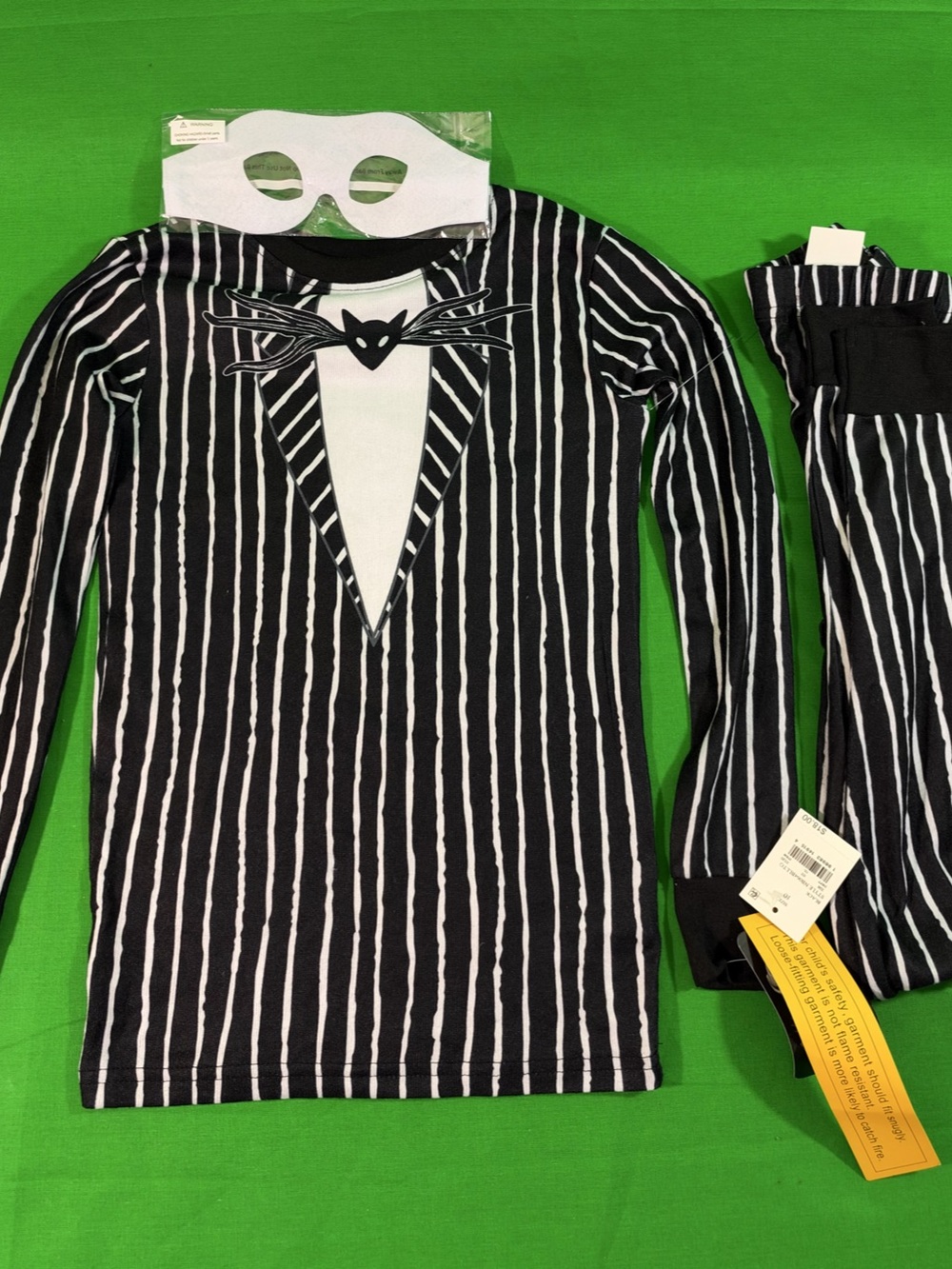 Disney Jack Skellington 3-Piece Lounge Pajama Set size 10